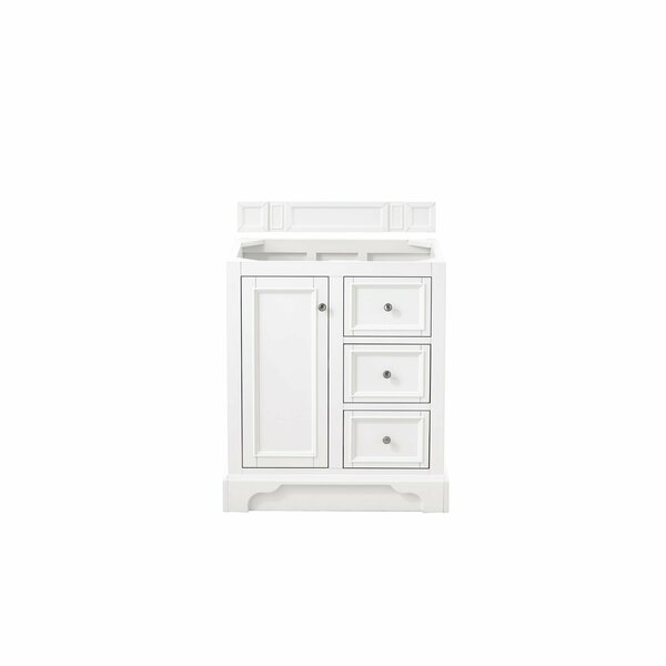 James Martin Vanities De Soto 30in Single Vanity Cabinet, Bright White 825-V30-BW